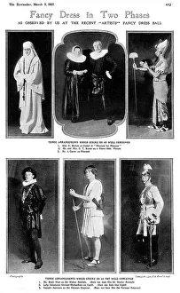 Fancy dress costumes at the Artists Fancy Dress ball Fancy dress costumes at the Artists Fancy Dress ball