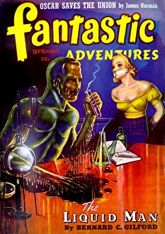 Fantastic Adventures - The Liquid Man Fantastic Adventures - The Liquid Man