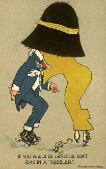 Oversize Gallery: Fashion for large hats, roller skating and hobble skirts