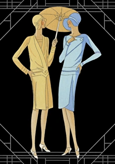 <b class=qtipBold><figcaption>Fashionable Women</figcaption></b><br>Fashionable Women.<br><em>© Mary Evans Picture Library</em> Fashionable Women