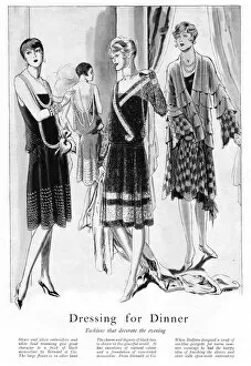 Images Dated 10th October 2014: Fashions for Evening and Dinner-Wear