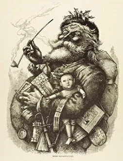 Gift Gallery: Father Christmas with presents