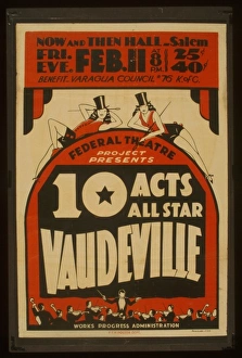 Federal Theatre Project presents 10 acts all star vaudeville Federal Theatre Project presents 10 acts all star vaudeville