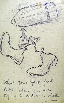 What your feet feel like when you are trying to dodge a shel What your feet feel like when you are trying to dodge a shel