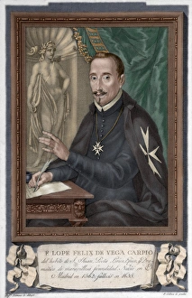 Felix Lope de Vega y Carpio (1562-1635). Spanish playwright Felix Lope de Vega y Carpio (1562-1635). Spanish playwright