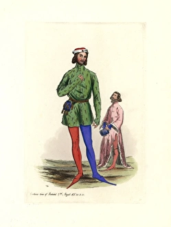 Female costume in the reign of Henry VIII after Holbein Female costume in the reign of Henry VIII after Holbein