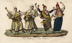 Two female dancers and two male dancers or Tschenky Two female dancers and two male dancers or Tschenky