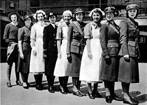 Images Dated 3rd January 2005: Female Harrods Employees in War-time Uniform, 1940