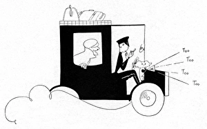 Female taxi drivers, WW1 by Annie Fish Female taxi drivers, WW1 by Annie Fish