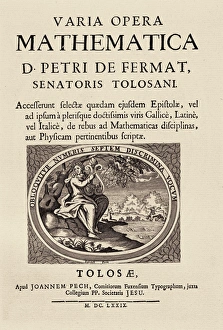 FERMAT, Pierre de (1601-1665). French lawyer FERMAT, Pierre de (1601-1665). French lawyer