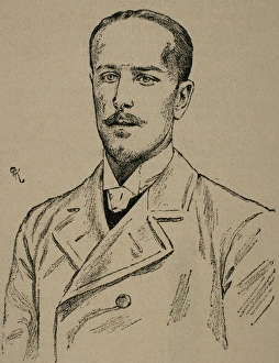Fernand Khnopff (1858-1921). Engraving Fernand Khnopff (1858-1921). Engraving