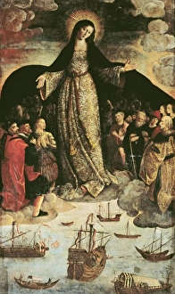 FERNANDEZ, Alejo (1475-1546). The Virgin of the FERNANDEZ, Alejo (1475-1546). The Virgin of the