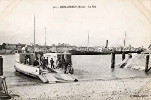 Ferry service, Quillebeuf, Normandy, France Ferry service, Quillebeuf, Normandy, France