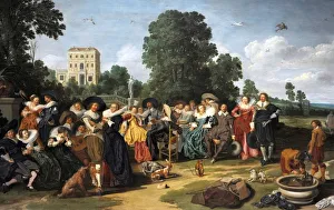 The Fete Champetre, 1627, by Dirck Hals (1591-1656) The Fete Champetre, 1627, by Dirck Hals (1591-1656)