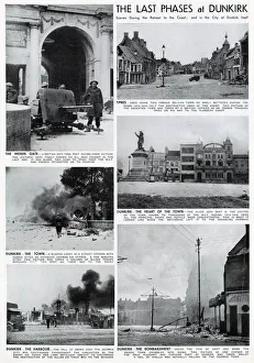 Final phases during the evacuation of Dunkirk, WW2 Final phases during the evacuation of Dunkirk, WW2