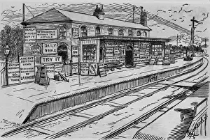 Transportation In Victorian Era Prints: Finding Station Name