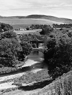 Cardiganshire Gallery: A fine view of the River Rheidol, at Ponterwyd, Cardiganshire, Wales