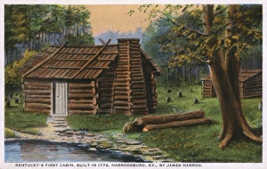 First cabin, Harrodsburg, Kentucky, USA First cabin, Harrodsburg, Kentucky, USA