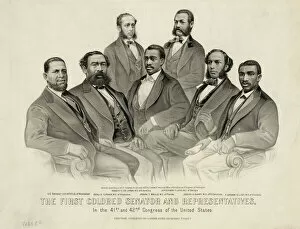 Images Dated 9th May 2012: The first colored senator and representatives - in the 41st
