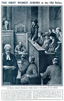 First female jurors at the Old Bailey 1921 First female jurors at the Old Bailey 1921