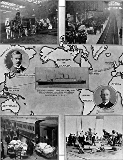 The First Penny Post from England to America, 1908 The First Penny Post from England to America, 1908