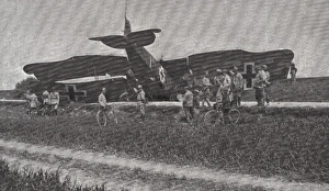 First World War (1918). German plane Halberstadt First World War (1918). German plane Halberstadt