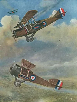 First world war air battle, by G. H. Davis First world war air battle, by G. H. Davis
