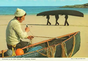 Fishermen on the Aran Islands, County Galway by D. Noble Fishermen on the Aran Islands, County Galway by D. Noble