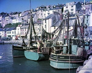 Fishing boats in Brixham Harbour, Devon Fishing boats in Brixham Harbour, Devon