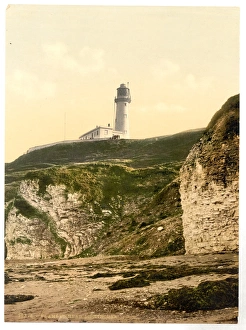 Flamborough, lighthouse, Yorkshire, England Flamborough, lighthouse, Yorkshire, England