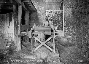 Related Prints: Early 20th Century Northern Ireland Flax Breaker Print