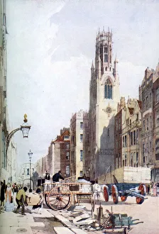 Fleet Street in 1842 by Thomas Shotter Boys Fleet Street in 1842 by Thomas Shotter Boys