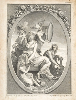 <b class=qtipBold><figcaption>Flora attired by the elements</figcaption></b><br>Flora attired by the elements. Engraving by Anker Smith, from Erasmus Darwin, The Botanic Garden: a poem in two parts.Frontispiece for Vol.1. Date: 1791-94<br><em>© The John Innes Centre/The John Innes Foundation/Mary Evans</em> Flora attired by the elements
