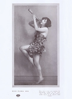 Flora Lea in her Eve costume worn in cabaret Flora Lea in her Eve costume worn in cabaret