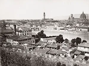 Florence, Firenze, across the River Arno, Italy Florence, Firenze, across the River Arno, Italy