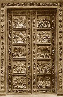 Florence, Italy - the Doors of the Baptistery Florence, Italy - the Doors of the Baptistery
