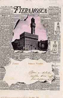 Florence - Italy - Palazzo Vecchio - Newspaper design Florence - Italy - Palazzo Vecchio - Newspaper design