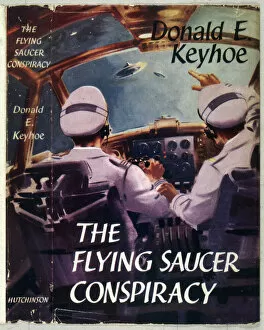 Saucer Gallery: The Flying Saucer Conspiracy, book cover