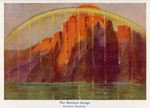 Norse Mythology Prints: Rainbow Bridge Print: Norse Mythology Scene