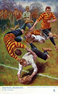 Incidents Gallery: Football Incidents - A Try (Rugby)