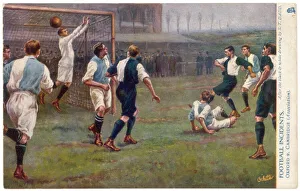 <b class=qtipBold><figcaption>Football/Oxford-Cambridg</figcaption></b><br>Oxford Versus Cambridge<br><em>© Mary Evans Picture Library</em> Football/Oxford-Cambridg