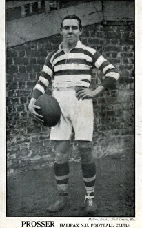 Footballer Prosser, Halifax NU Football Club, Yorkshire Footballer Prosser, Halifax NU Football Club, Yorkshire