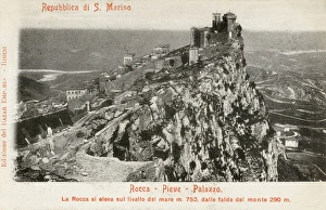 Fortress of Citta di San Marino on Monte Titano Fortress of Citta di San Marino on Monte Titano