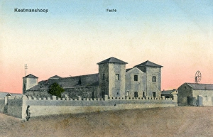 Fortress in Keetmanshoop, south west Africa Fortress in Keetmanshoop, south west Africa