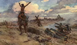 WW1 Battlefield Print: The Cross Bearers, 1918