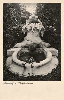 Fountain in Dusseldorf, Germany - Marchenbrunnen Fountain in Dusseldorf, Germany - Marchenbrunnen