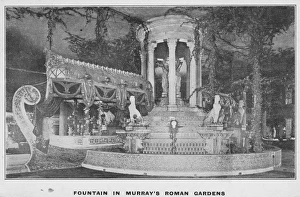 The fountain in Murrays Roman Gardens, New York c. 1915 The fountain in Murrays Roman Gardens, New York c. 1915