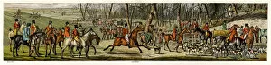Huntsmen Gallery: Fox hunting, the meet 1820