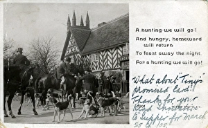 Helmsley Gallery: Foxhunting at the Black Swan Inn, Helmsley, Yorkshire