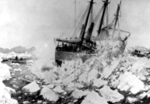 The Fram released from the Ice, Greenland Sea, 1896 The Fram released from the Ice, Greenland Sea, 1896